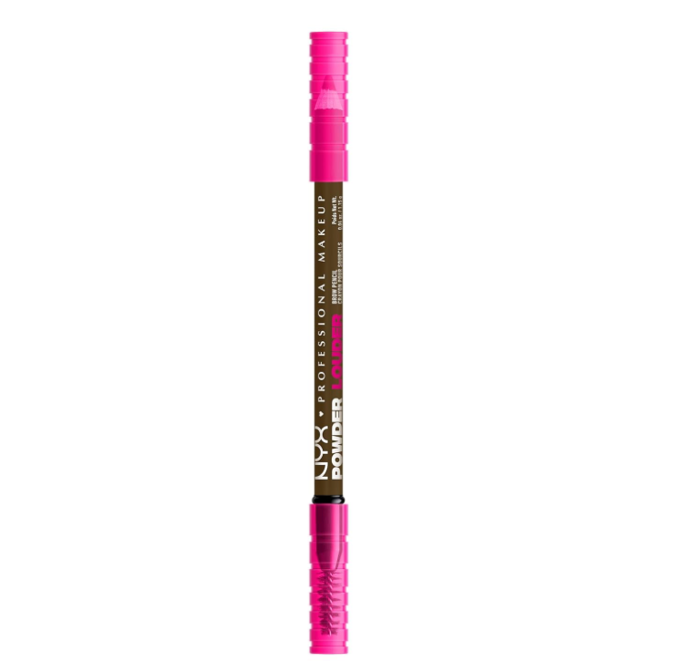 NYX PROFESSIONAL MAKEUP Powder Louder Eyebrow Pencil, Brow Pencil with Buildable Volume For Up To 12HR Wear, Vegan Formula - Taupe