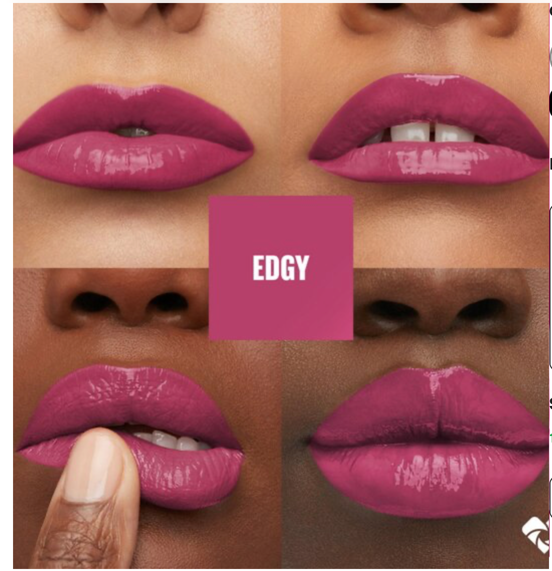 Maybelline SuperStay Vinyl Ink No-Budge Longwear Liquid Lip Color, Edgy