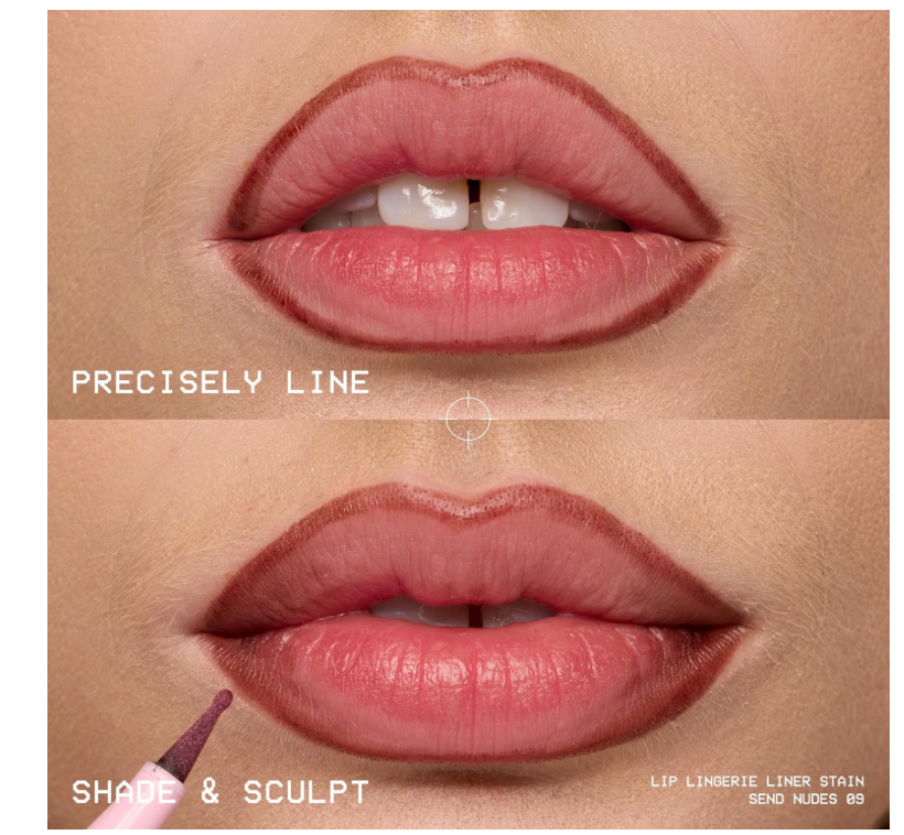 NYX PROFESSIONAL MAKEUP Lip Lingerie Liner Stain, Seamless Make Up with All-Day Color, Waterproof Lip Stain Finish - Send Nudes (Rosewood)