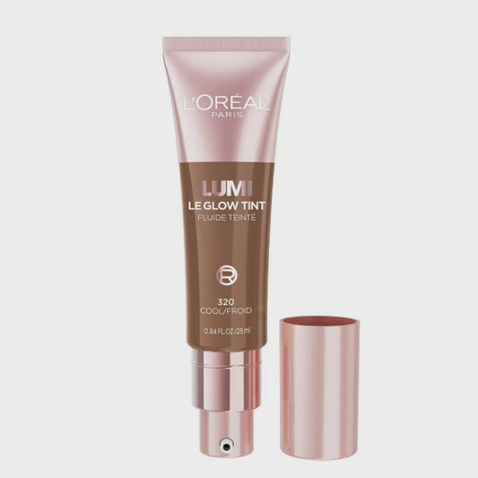 L'Oreal Paris Lumi Le Glow Tint Liquid Skin Tint - 320 Cool - 0.84 fl oz: Buildable Coverage, Radiant Finish
